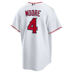 Christian Moore Los Angeles Angels Nike Home Replica Jersey - White Jerseys