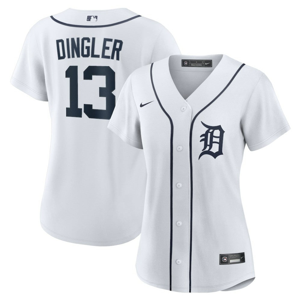 Dillon Dingler Detroit Tigers Nike Women's Home Replica Jersey - White Jerseys