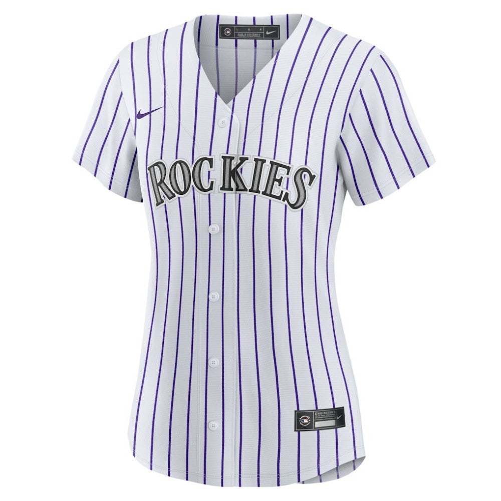 Tyler Freeman Colorado Rockies Nike Women's Home Replica Jersey - White Jerseys