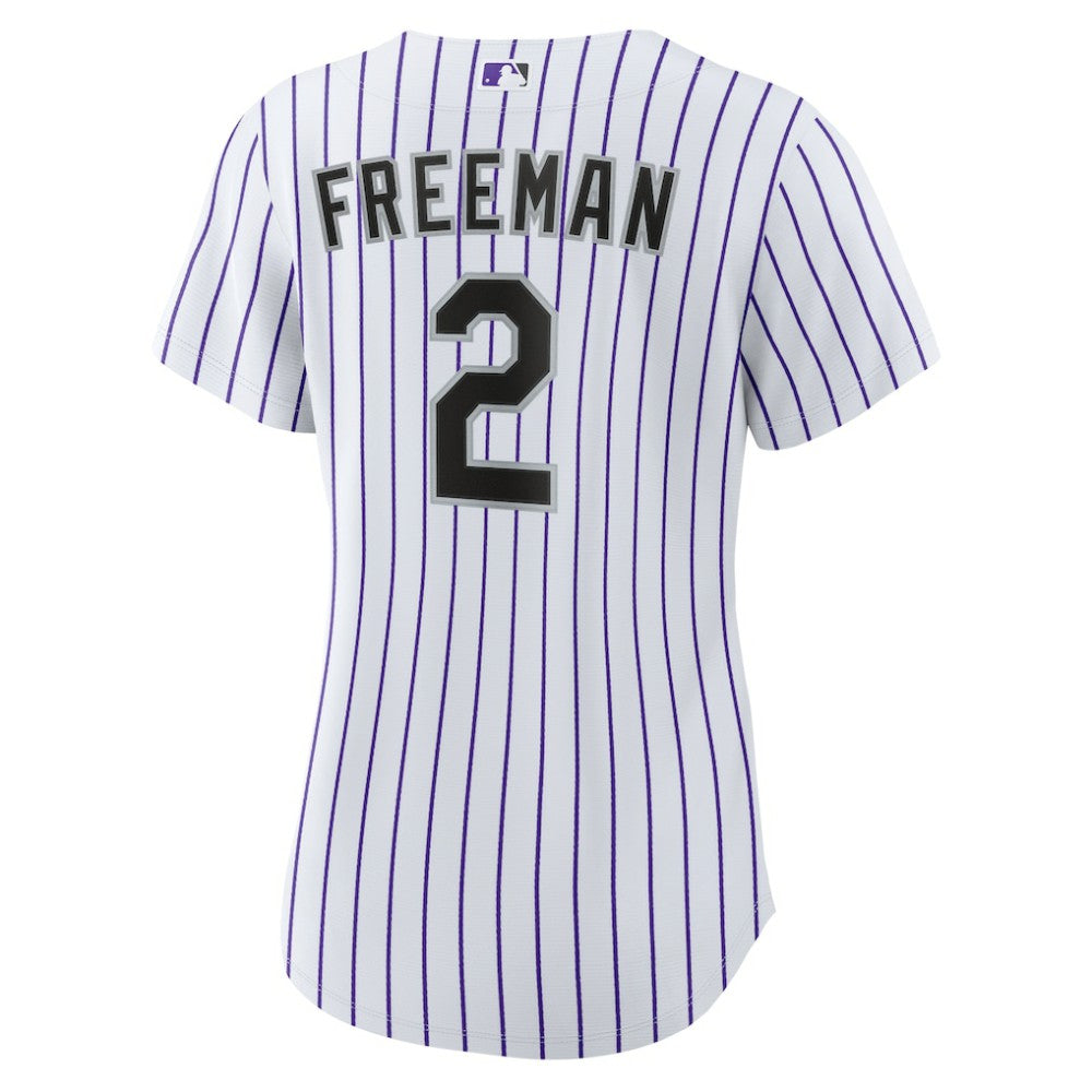 Tyler Freeman Colorado Rockies Nike Women's Home Replica Jersey - White Jerseys