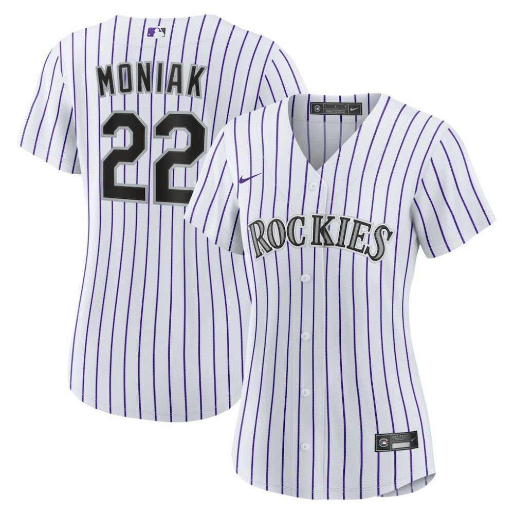 Mickey Moniak Colorado Rockies Nike Women's Home Replica Jersey - White Jerseys