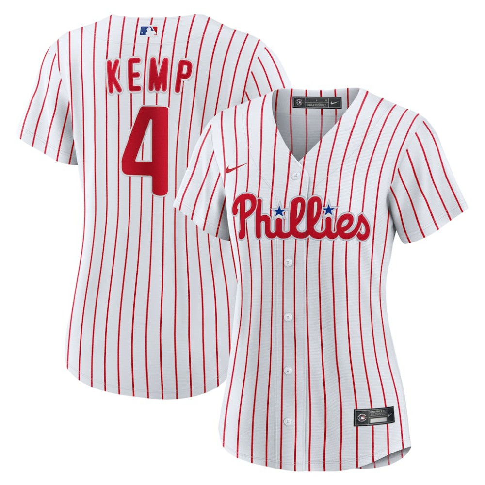 Otto Kemp Philadelphia Phillies Nike Women's Home Replica Jersey - White Jerseys