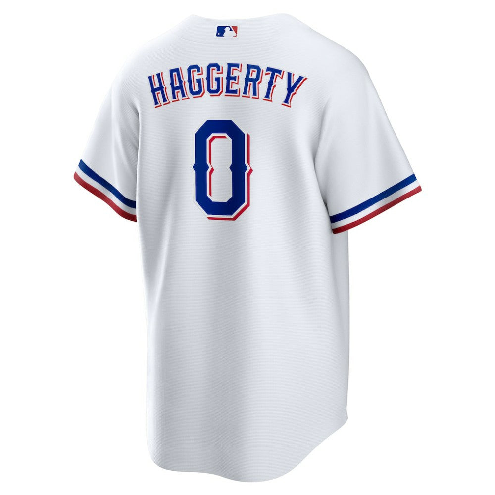 Sam Haggerty Texas Rangers Nike Home Replica Jersey - White Jerseys