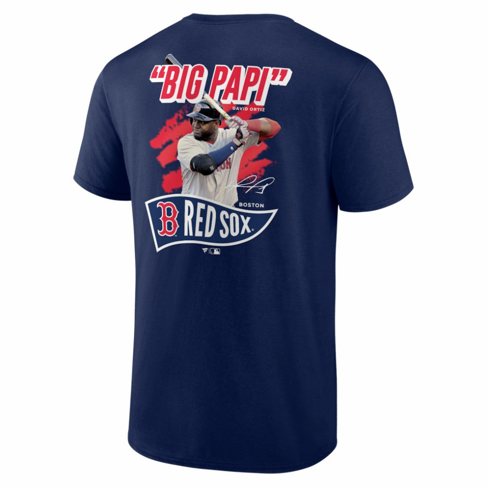 David Ortiz Boston Red Sox Fanatics Retired Player Nickname Name & Number T-Shirt - Navy T-shirts