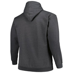 Tampa Bay Buccaneers Big & Tall Pullover Hoodie - Heather Charcoal Hoodies