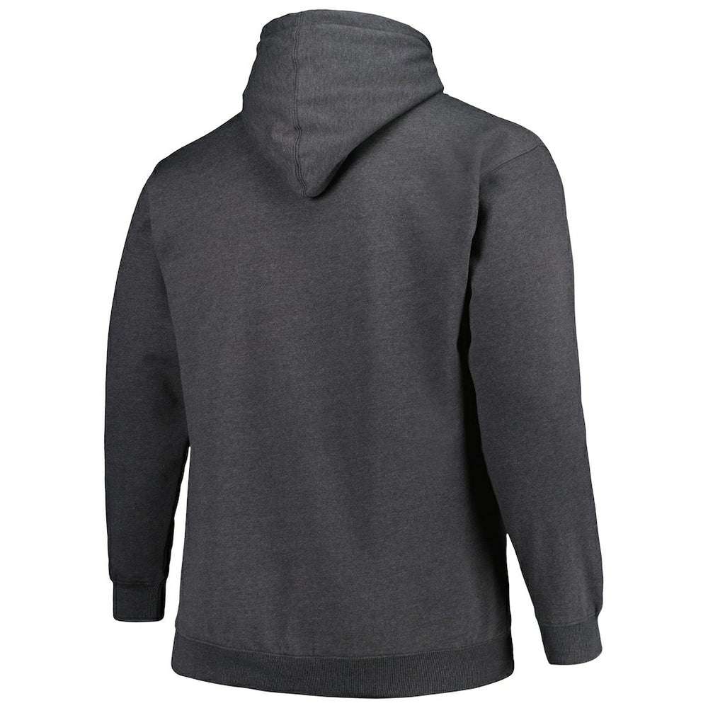 Carolina Panthers Big & Tall Pullover Hoodie - Heather Charcoal Hoodies