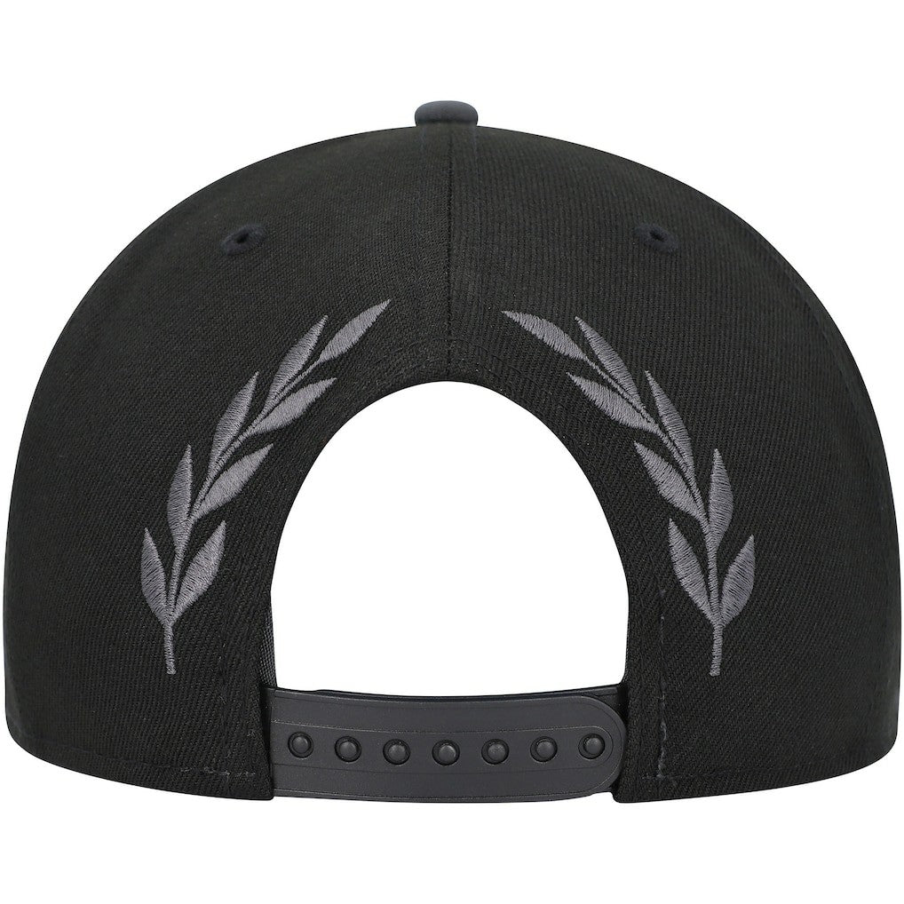 Brooklyn Nets Back Laurels 9FIFTY Snapback Hat Black - New Era