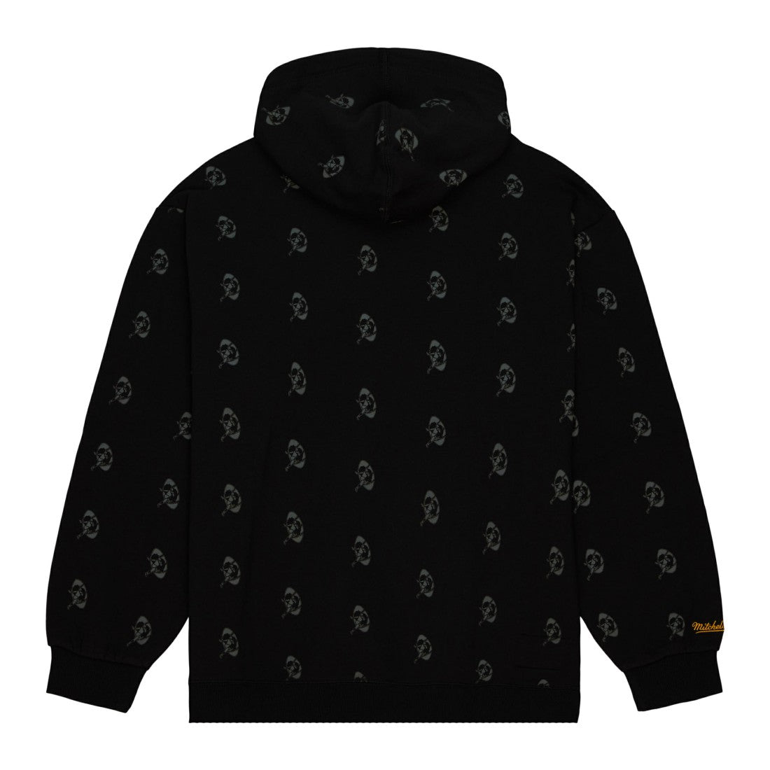 Green Bay Packers Allover Print Fleece Pullover Hoodie - Black Hoodies