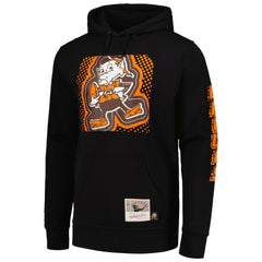 Cleveland Browns Gridiron Classics Big Face 7.0 Pullover Hoodie - Black Hoodies