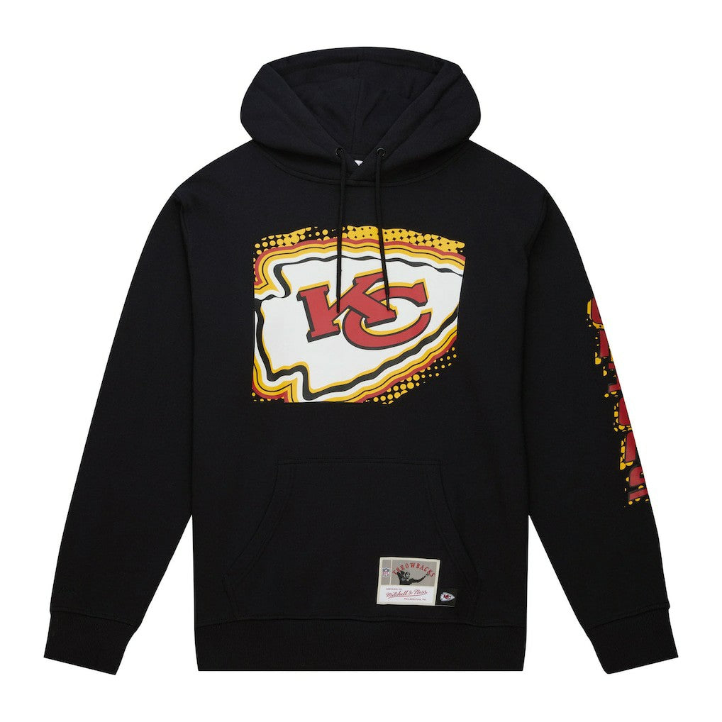 Kansas City Chiefs Gridiron Classics Big Face 7.0 Pullover Hoodie - Black Hoodies