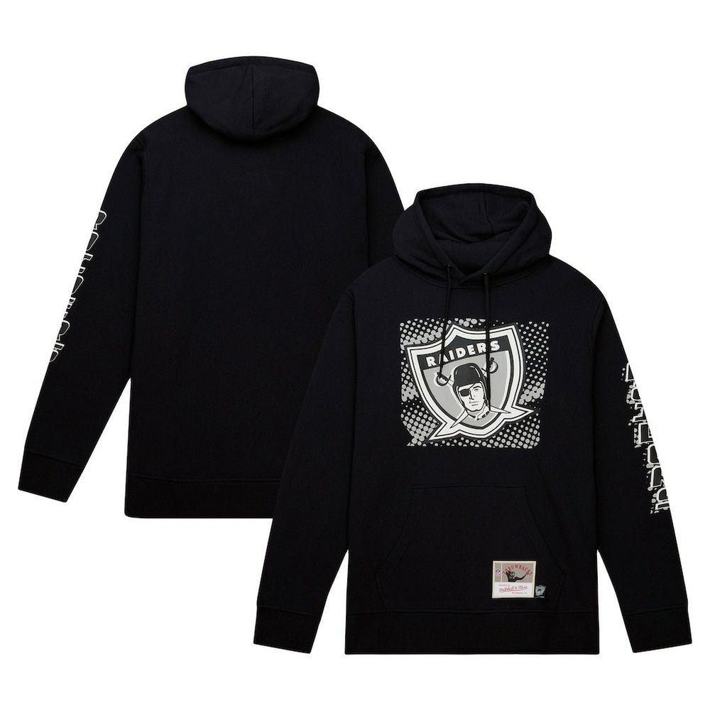 Las Vegas Raiders Gridiron Classics Big Face 7.0 Pullover Hoodie - Black Hoodies