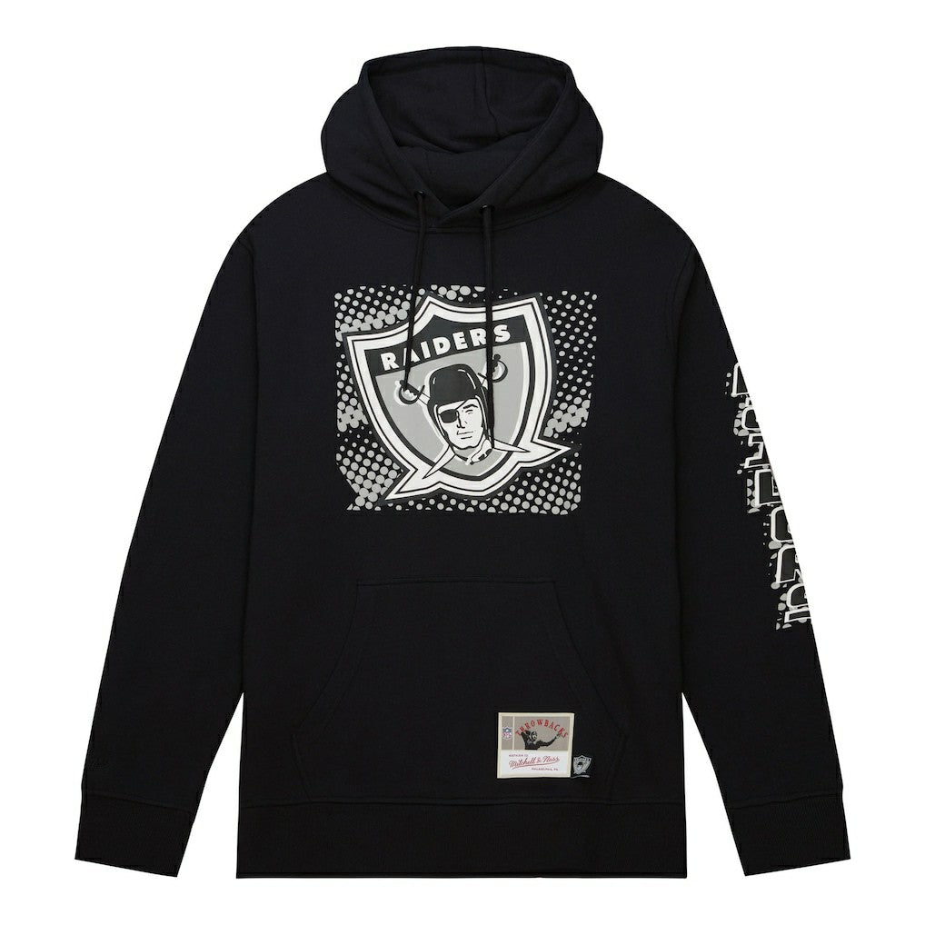 Las Vegas Raiders Gridiron Classics Big Face 7.0 Pullover Hoodie - Black Hoodies