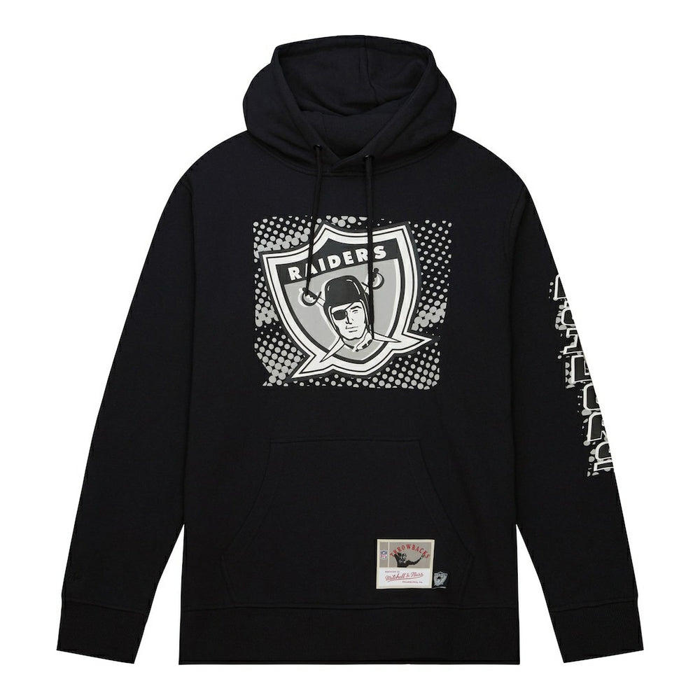Las Vegas Raiders Gridiron Classics Big Face 7.0 Pullover Hoodie - Black Hoodies