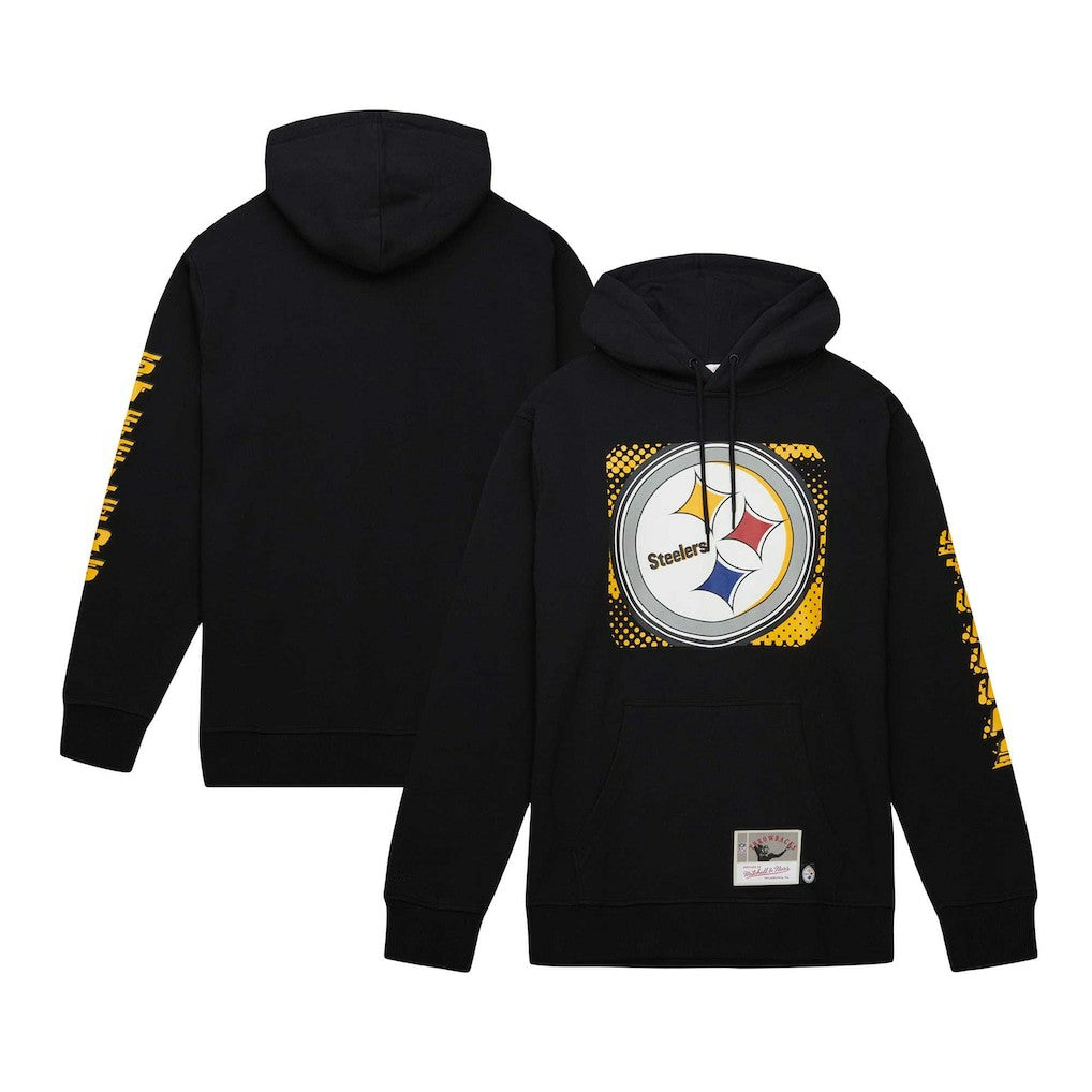 Pittsburgh Steelers Gridiron Classics Big Face 7.0 Pullover Hoodie - Black Hoodies