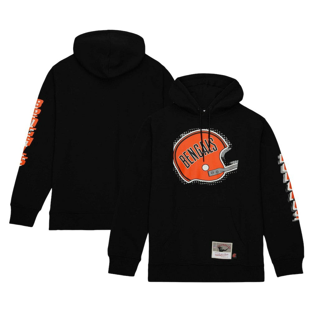 Cincinnati Bengals Gridiron Classics Big Face 7.0 Pullover Hoodie - Black Hoodies