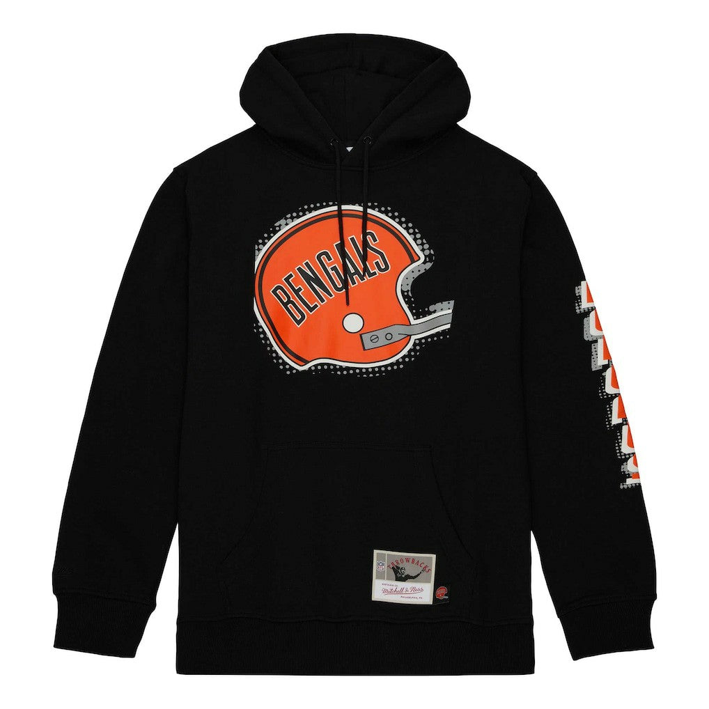 Cincinnati Bengals Gridiron Classics Big Face 7.0 Pullover Hoodie - Black Hoodies