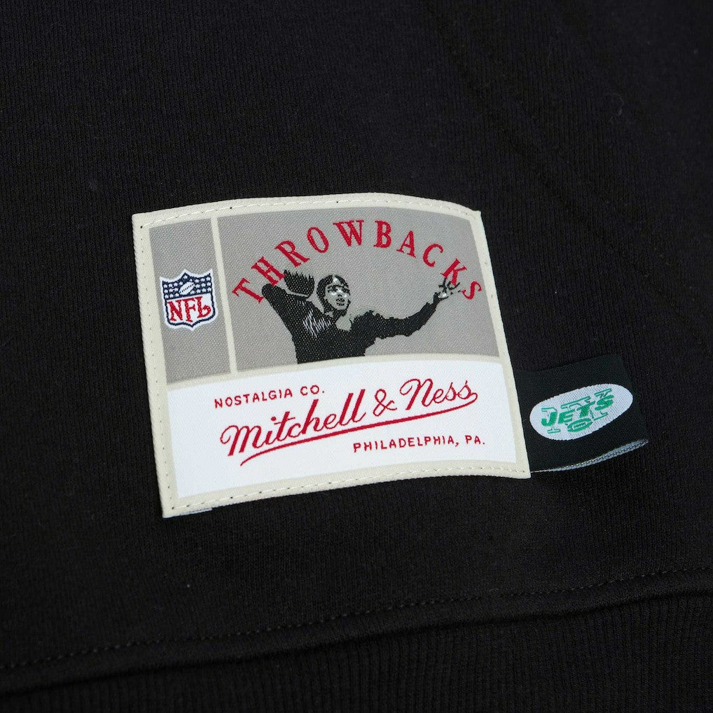 New York Jets Gridiron Classics Big Face 7.0 Pullover Hoodie - Black Hoodies