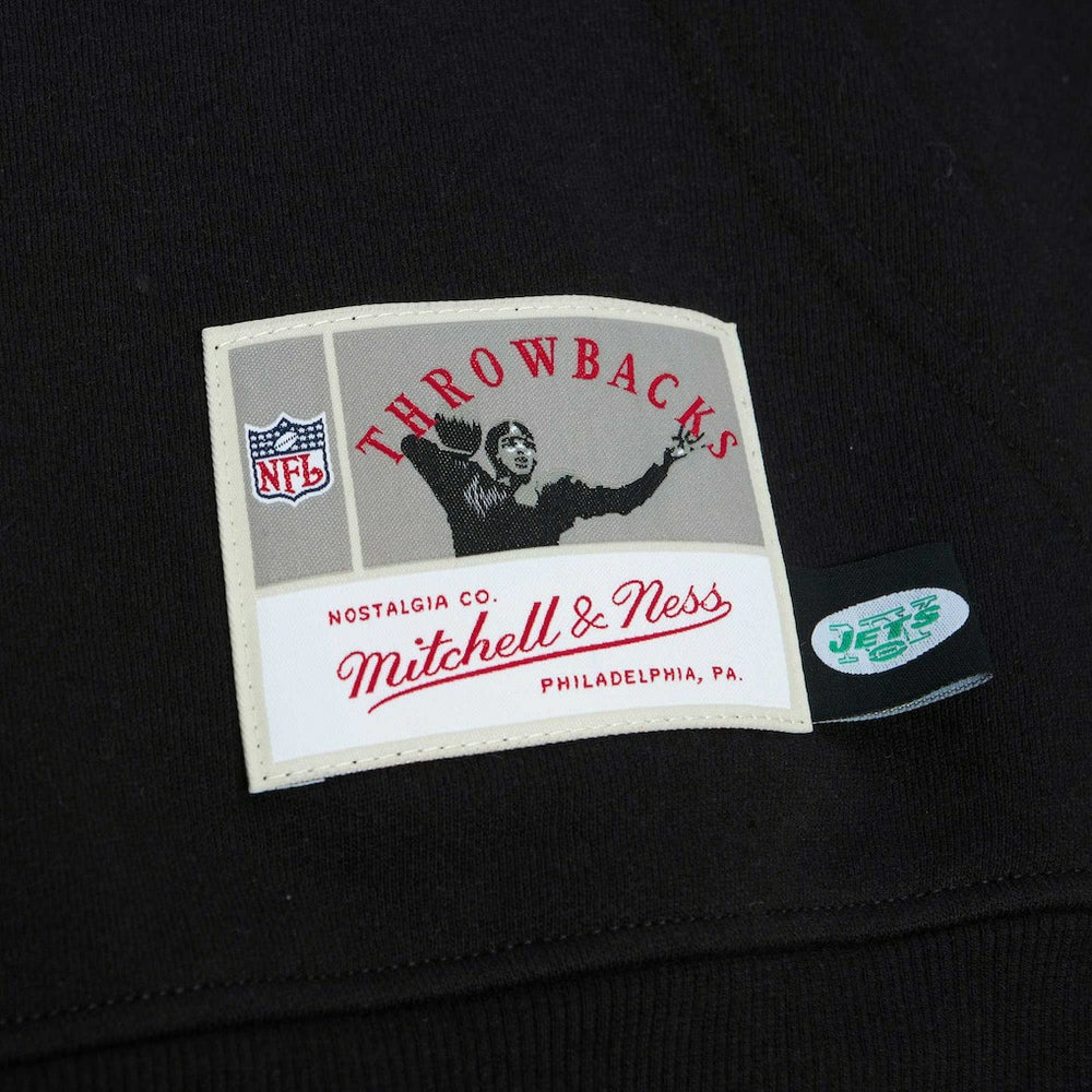 New York Jets Gridiron Classics Big Face 7.0 Pullover Hoodie - Black Hoodies
