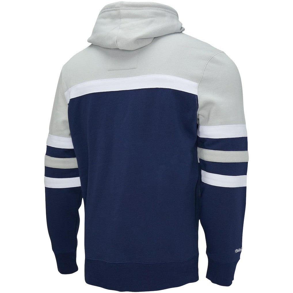 Dallas Cowboys Head Coach Pullover Hoodie - Navy/Heather Gray Hoodies