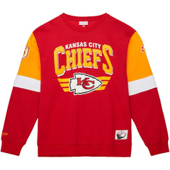 Kansas City Chiefs Gridiron Classics Allover 3.0 Pullover Sweatshirt - Scarlet Pullover