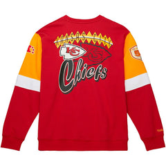 Kansas City Chiefs Gridiron Classics Allover 3.0 Pullover Sweatshirt - Scarlet Pullover