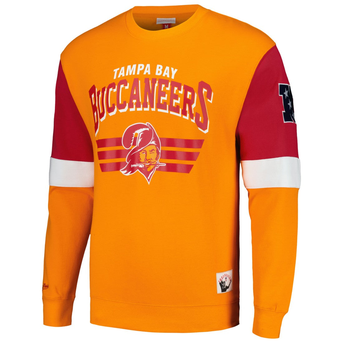 Tampa Bay Buccaneers Gridiron Classics Allover 3.0 Pullover Sweatshirt - Orange Pullover