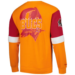Tampa Bay Buccaneers Gridiron Classics Allover 3.0 Pullover Sweatshirt - Orange Pullover