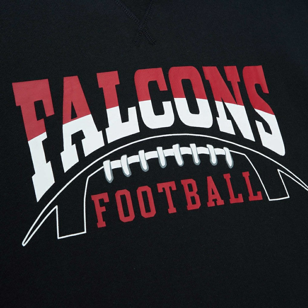 Atlanta Falcons Pre-Game Short Sleeve Pullover Hoodie - Black Hoodies