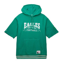 Philadelphia Eagles Pre-Game Short Sleeve Pullover Hoodie - Kelly Green Hoodies