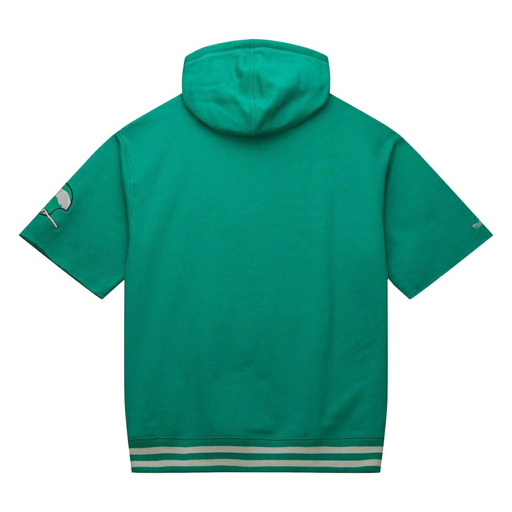 Philadelphia Eagles Pre-Game Short Sleeve Pullover Hoodie - Kelly Green Hoodies