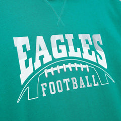Philadelphia Eagles Pre-Game Short Sleeve Pullover Hoodie - Kelly Green Hoodies