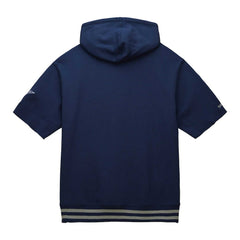 Dallas Cowboys Pre-Game Short Sleeve Pullover Hoodie - Navy Hoodies