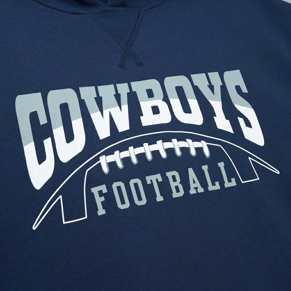 Dallas Cowboys Pre-Game Short Sleeve Pullover Hoodie - Navy Hoodies