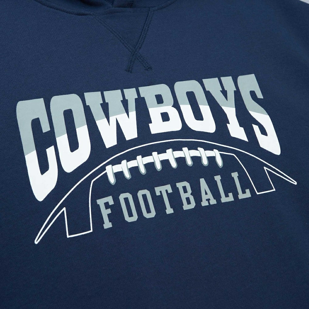 Dallas Cowboys Pre-Game Short Sleeve Pullover Hoodie - Navy Hoodies