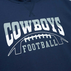 Dallas Cowboys Pre-Game Short Sleeve Pullover Hoodie - Navy Hoodies