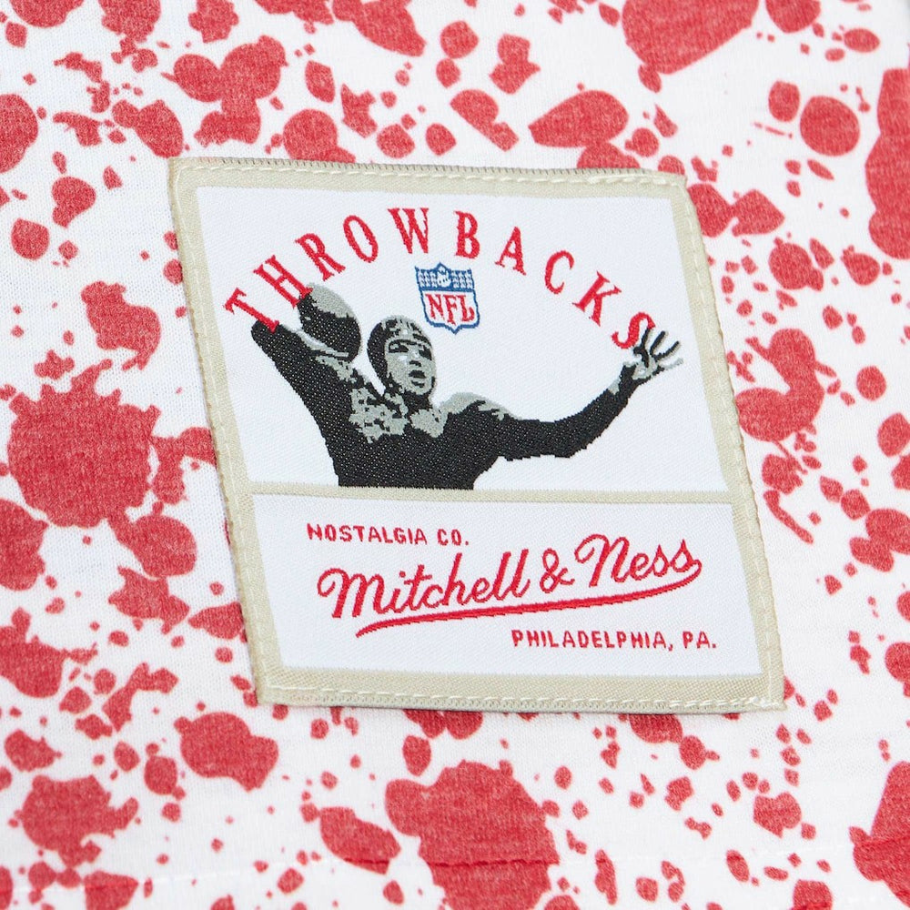 New England Patriots Team Burst Sublimated T-Shirt - White T-shirts