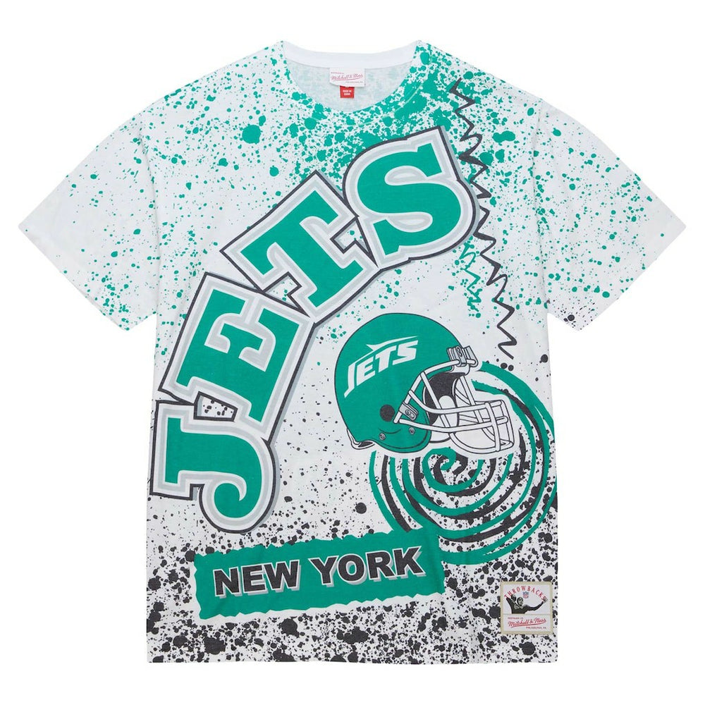 New York Jets Team Burst Sublimated T-Shirt - White T-shirts