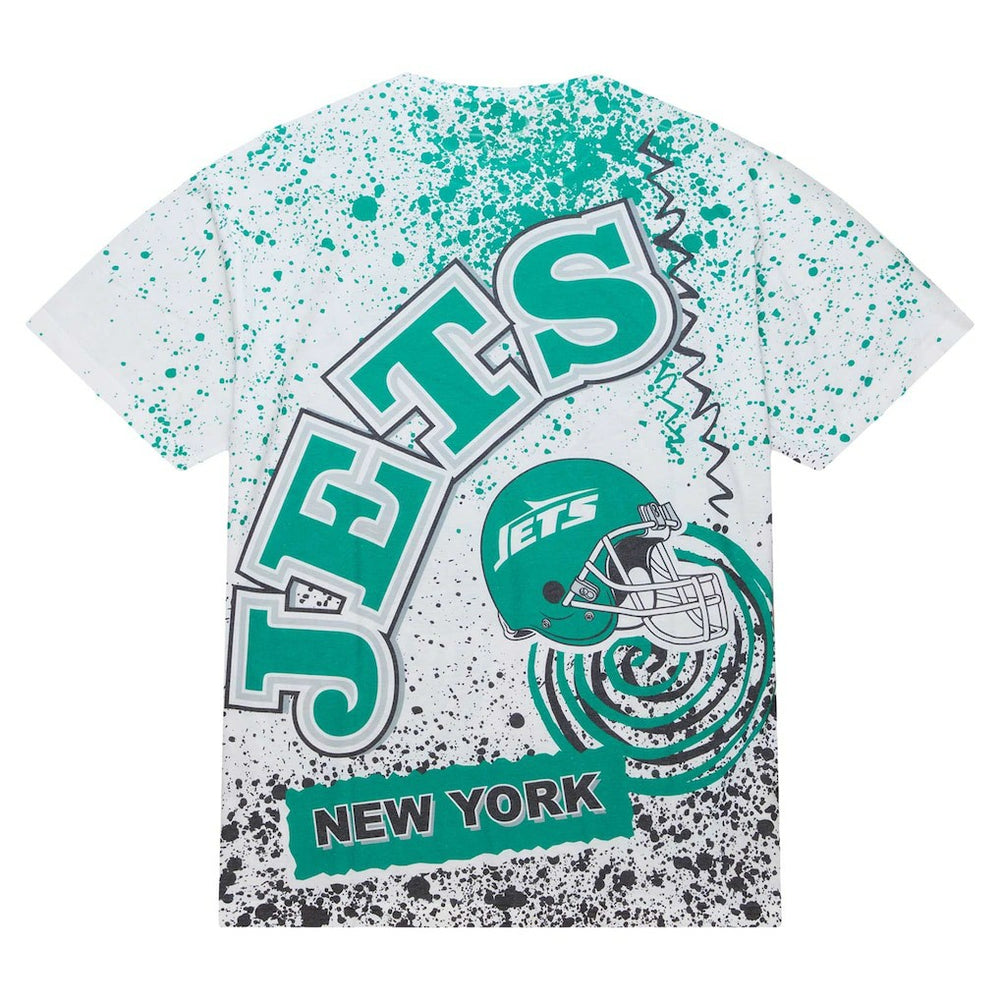 New York Jets Team Burst Sublimated T-Shirt - White T-shirts