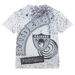 Las Vegas Raiders Team Burst Sublimated T-Shirt - White T-shirts
