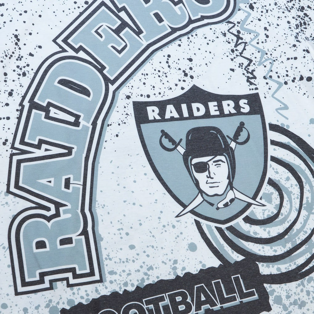 Las Vegas Raiders Team Burst Sublimated T-Shirt - White T-shirts