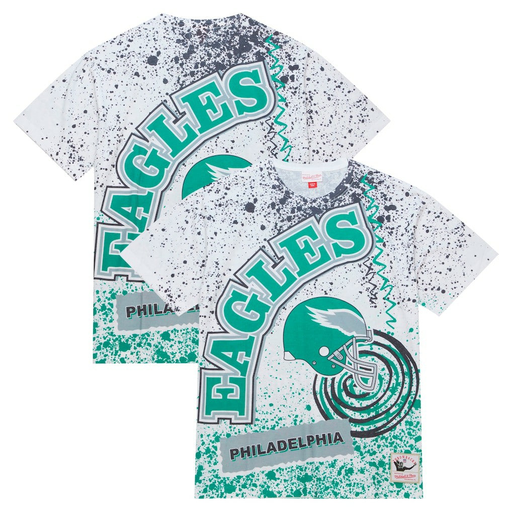 Philadelphia Eagles Team Burst Sublimated T-Shirt - White T-shirts