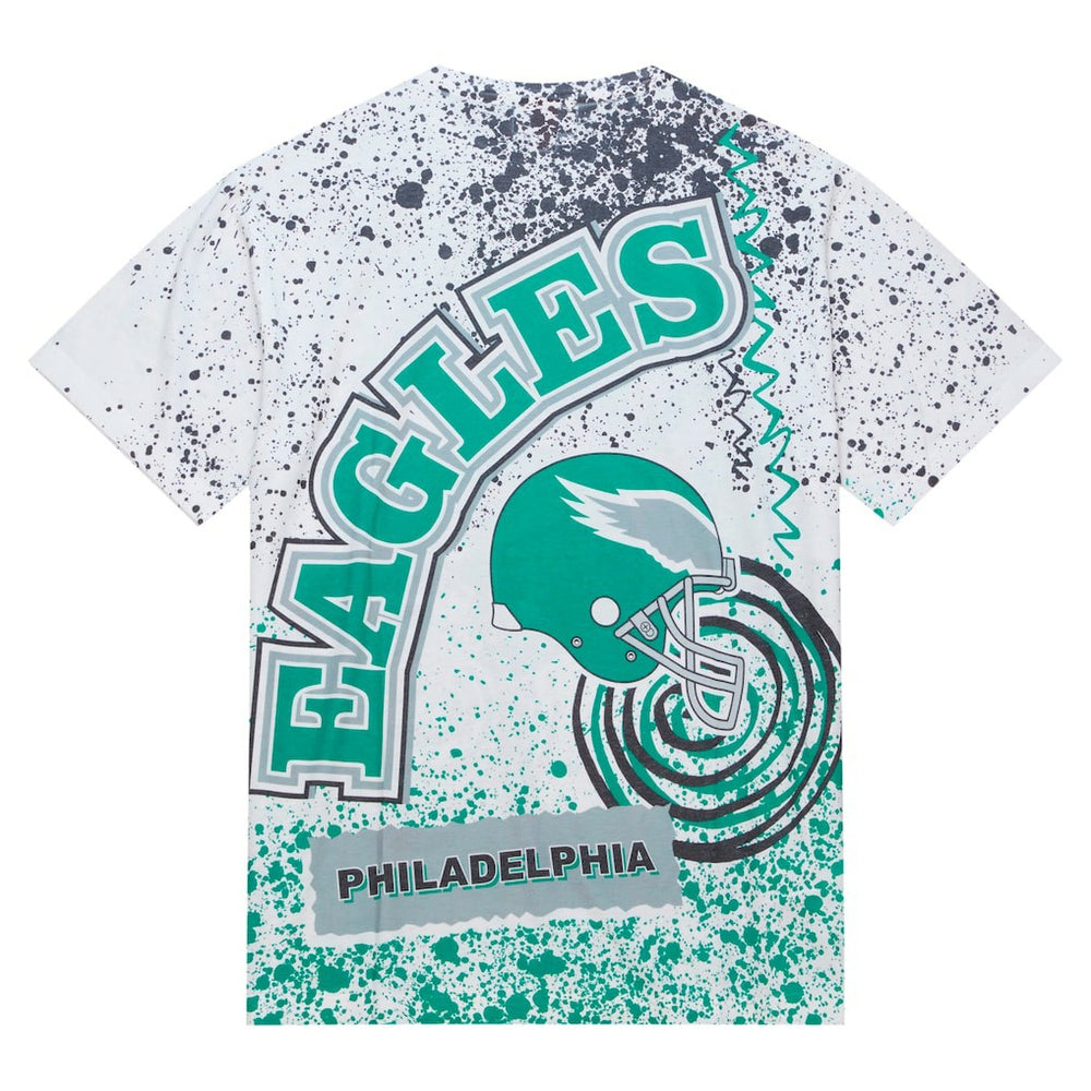 Philadelphia Eagles Team Burst Sublimated T-Shirt - White T-shirts