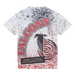 Atlanta Falcons Team Burst Sublimated T-Shirt - White T-shirts