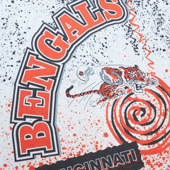 Cincinnati Bengals Team Burst Sublimated T-Shirt - White T-shirts