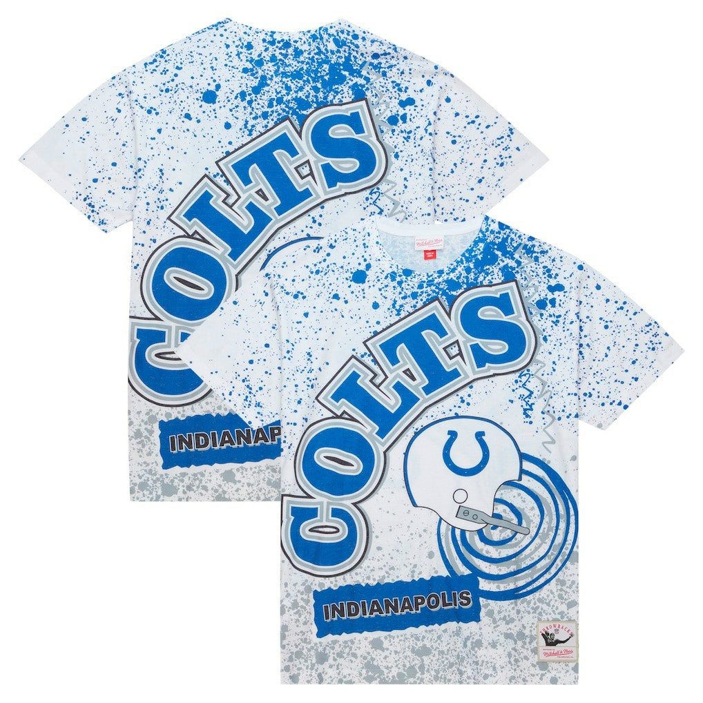 Indianapolis Colts Team Burst Sublimated T-Shirt - White T-shirts