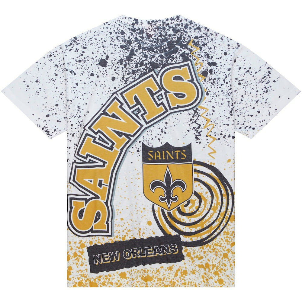New Orleans Saints Team Burst Sublimated T-Shirt - White T-shirts