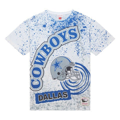 Dallas Cowboys Team Burst Sublimated T-Shirt - White T-shirts