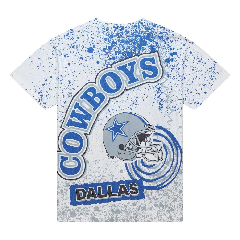 Dallas Cowboys Team Burst Sublimated T-Shirt - White T-shirts