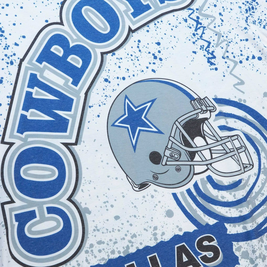 Dallas Cowboys Team Burst Sublimated T-Shirt - White T-shirts