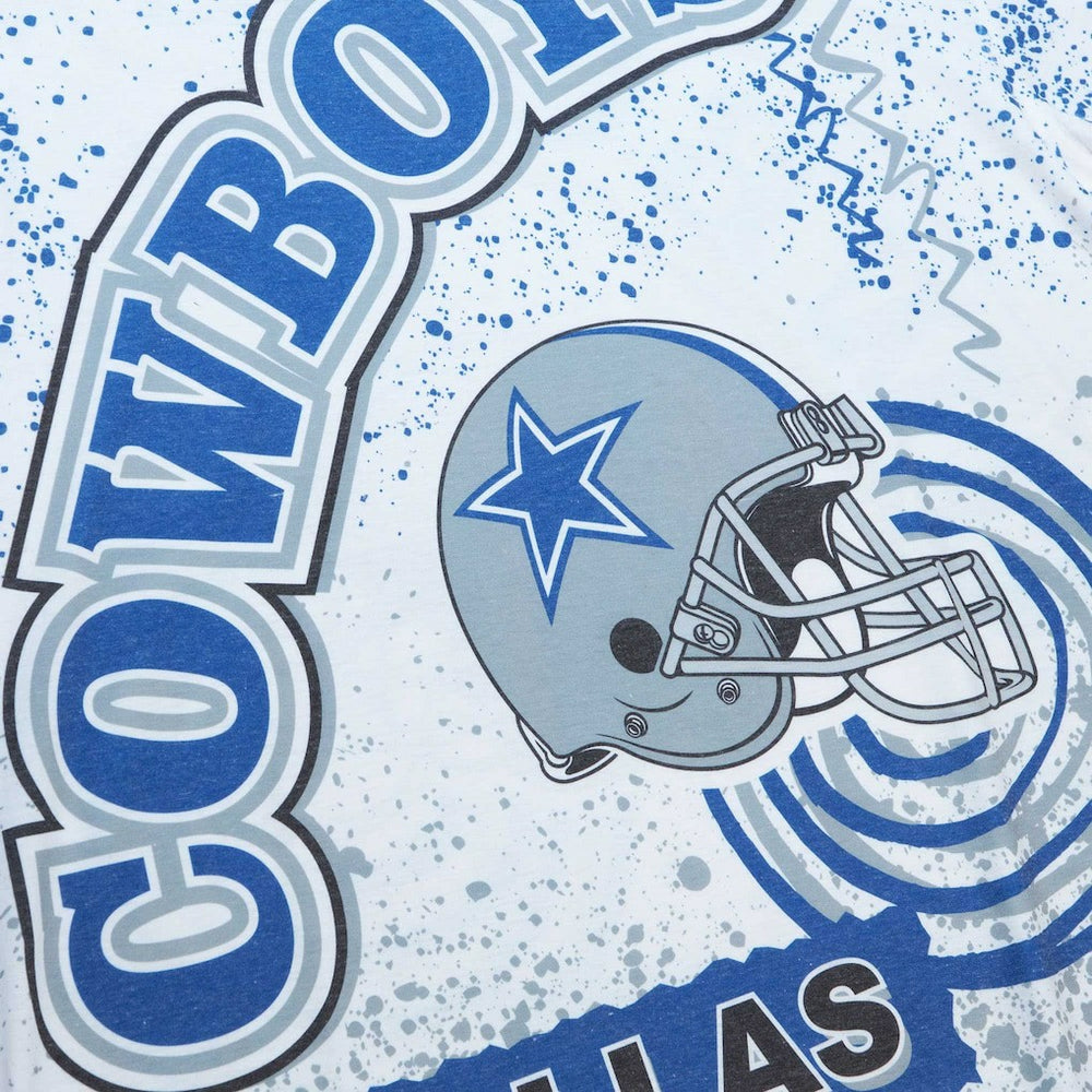 Dallas Cowboys Team Burst Sublimated T-Shirt - White T-shirts